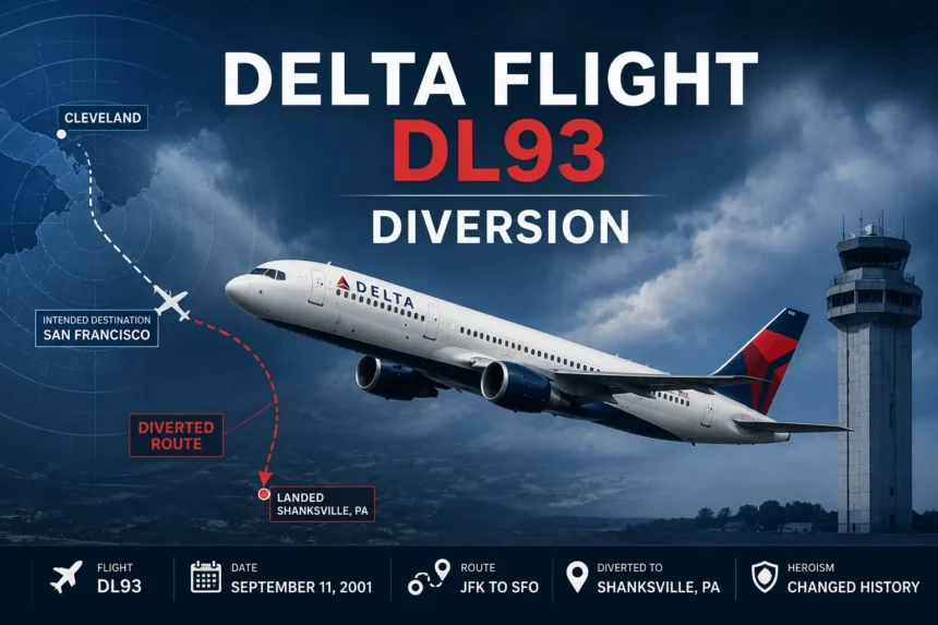 Delta Flight DL93 Diversion
