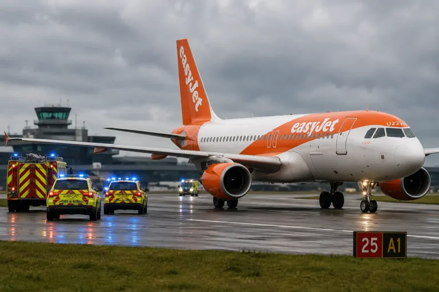 EasyJet Flight U2238 Emergency Landing Newcastle