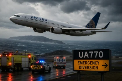 United Airlines Flight UA770 Emergency Diversion