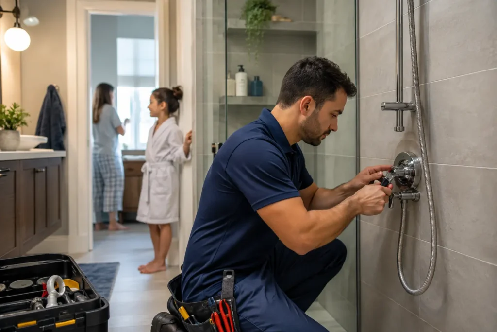 How Does Plumbing Service Help Support Better Daily Use in Homes with Multiple Shower Schedules? Plumbing Service